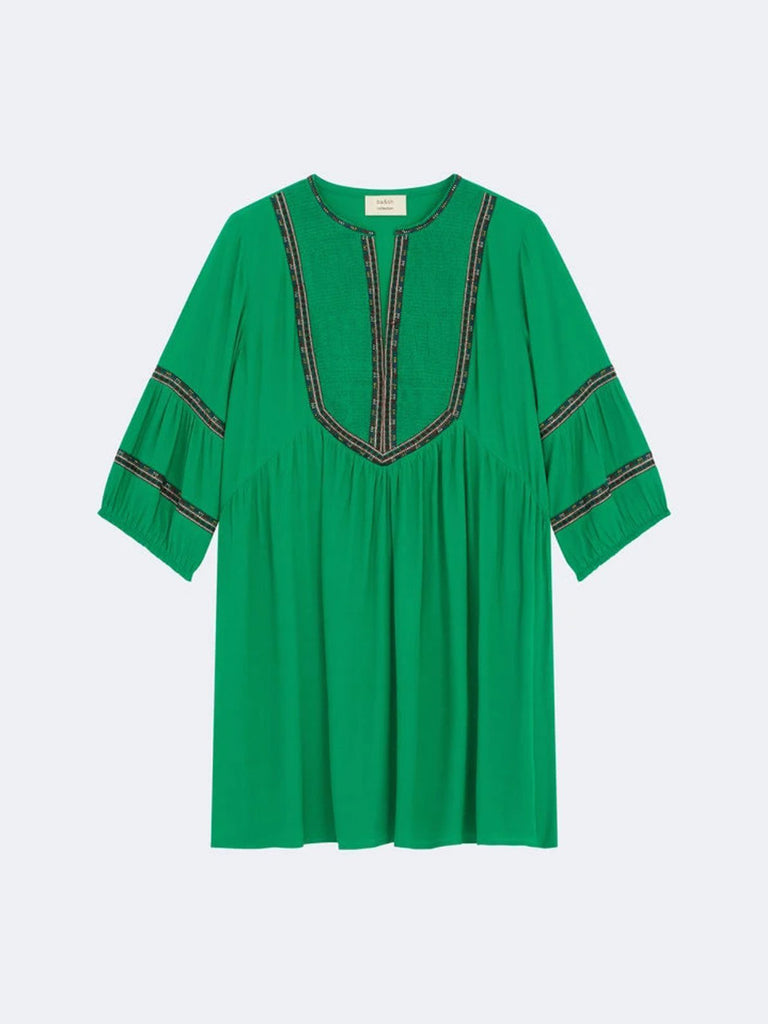 BA&SH Tale Embroidered Crepe Mini Dress - Season Seven NYC