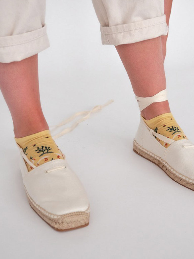 Ankle Socks Wilted Yellow Fox - Season Seven NYC