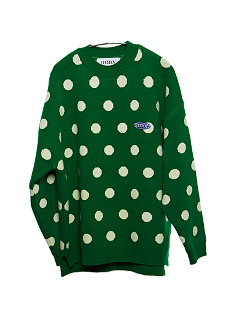 XOXOGOODBOY Big Logo Dots Sweater Season Seven NYC