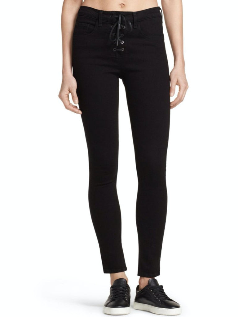 Gia High-Rise Lace-Up Skinny Jeans - Season Seven NYC