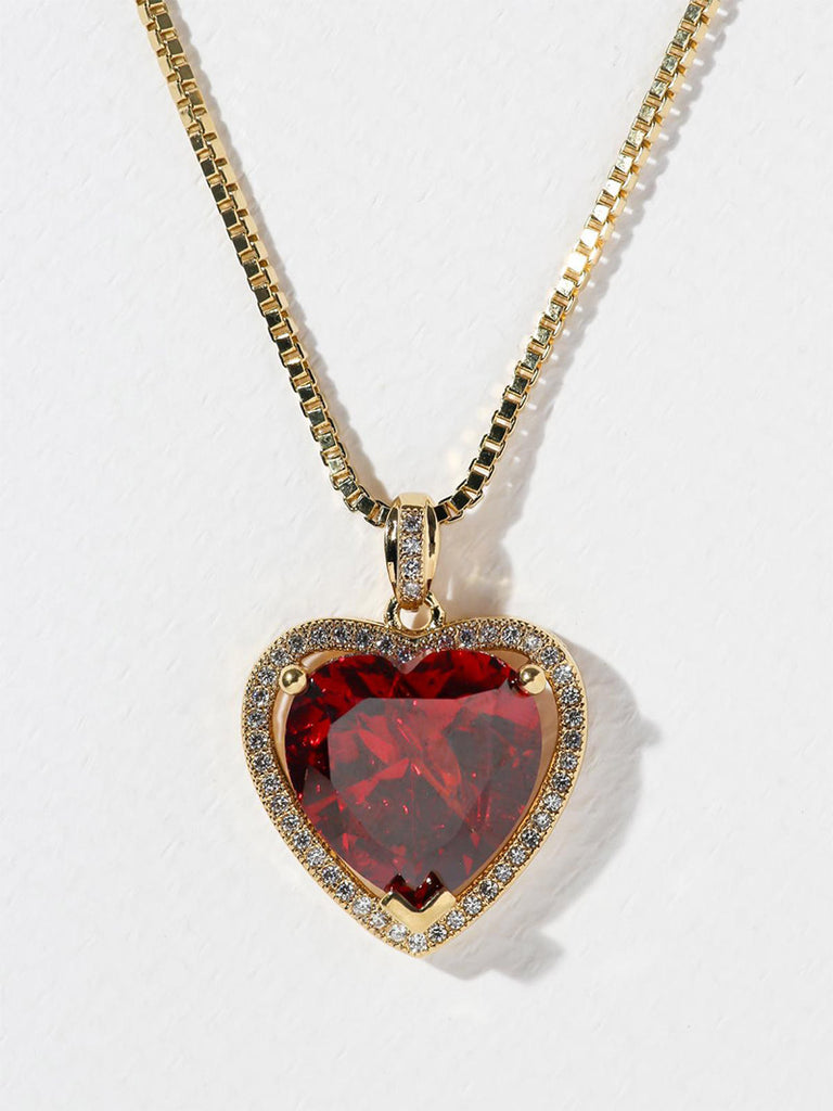 THE RUBY HEART NECKLACE - Season Seven NYC