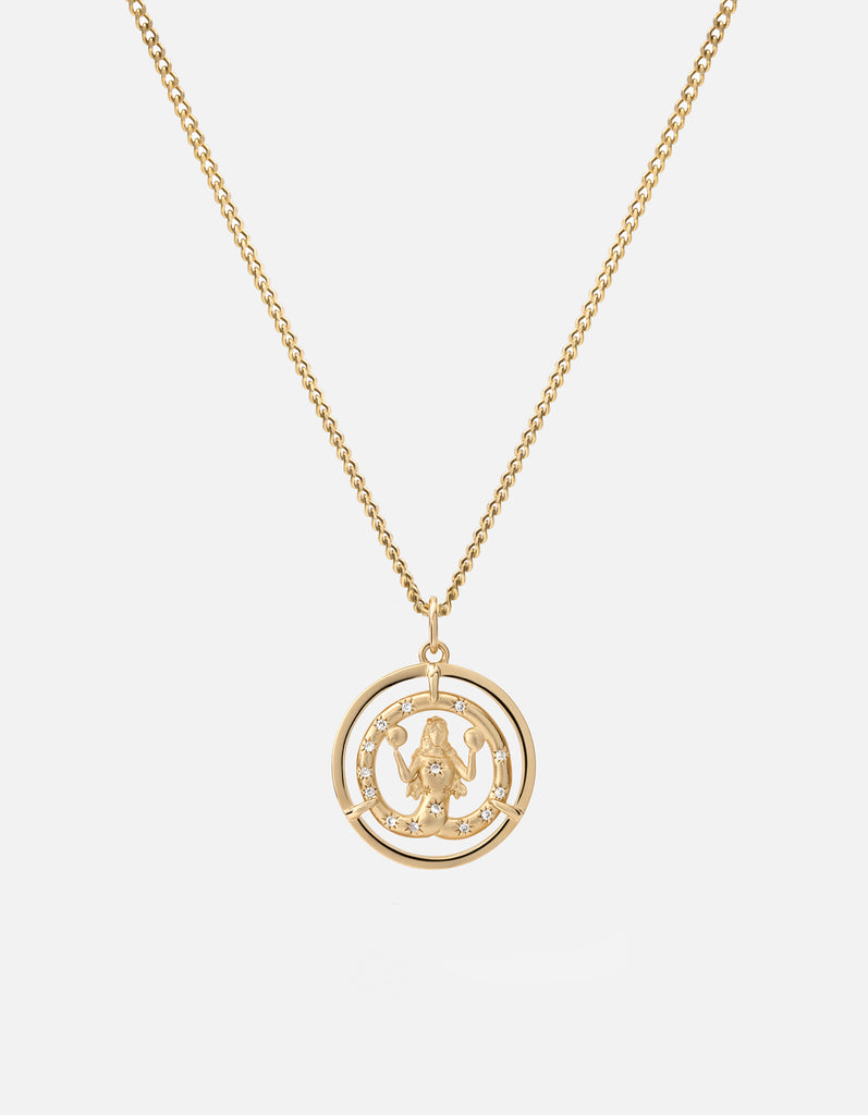 Miansai Eternita Necklace, Gold Vermeil/Sapphire