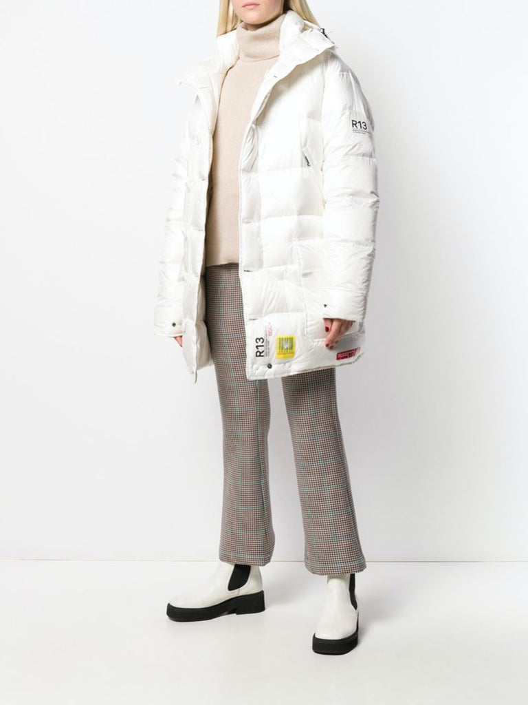 BRUMAL X R13 HOODED QUILTED SHELL DOWN PARKA - Season Seven NYC