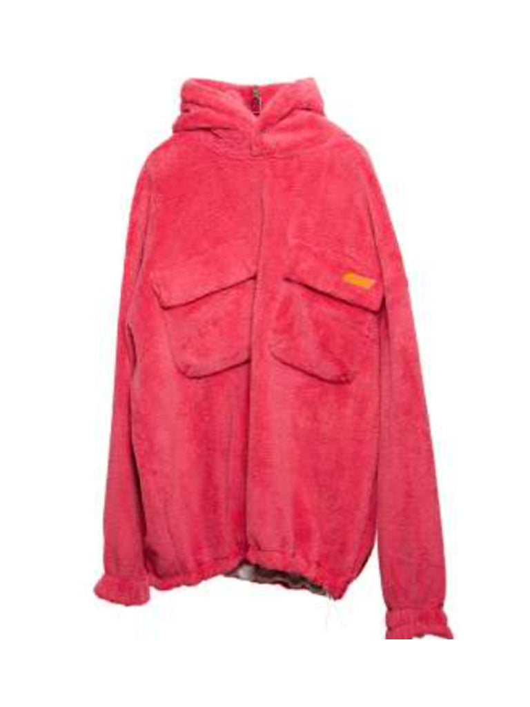 Oversized Wappen Fur Hoodie - Season Seven NYC