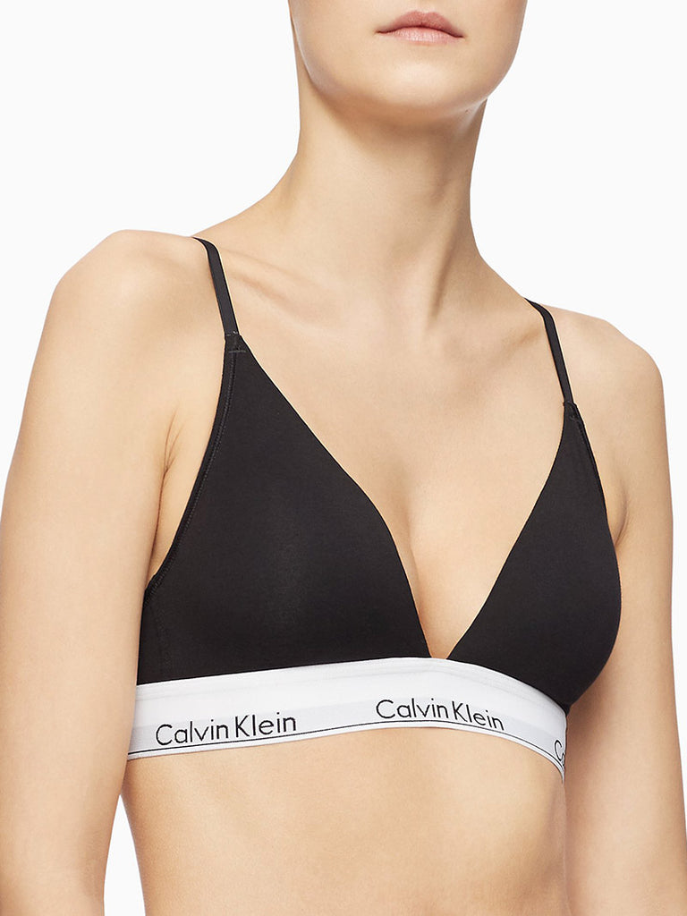 MODERN COTTON LIGHTLY LINED TRIANGLE BRALETTE - Season Seven NYC