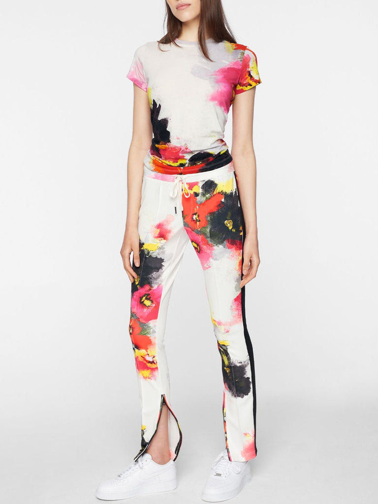 Watercolor floral cigarette pant - Season Seven NYC