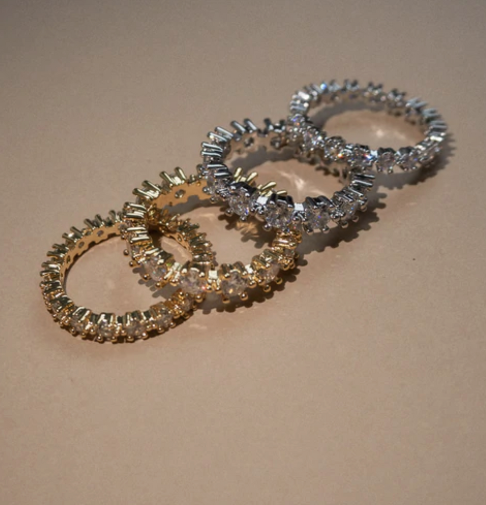 DIAMOND BIJOUX RING SET- GOLD