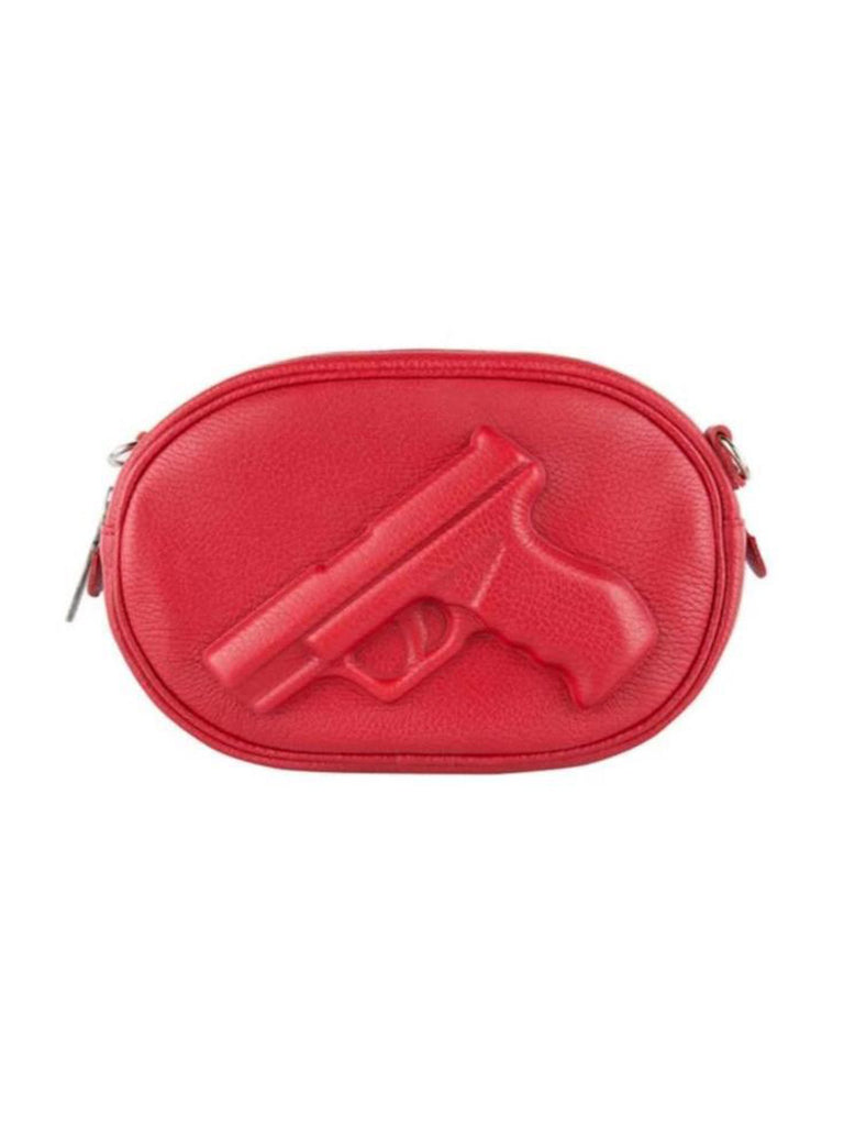 Small Oval Purse Gun Bag Red - Season Seven NYC