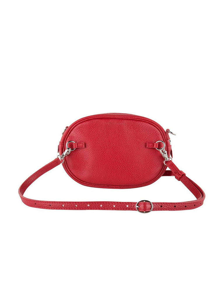 Small Oval Purse Gun Bag Red - Season Seven NYC