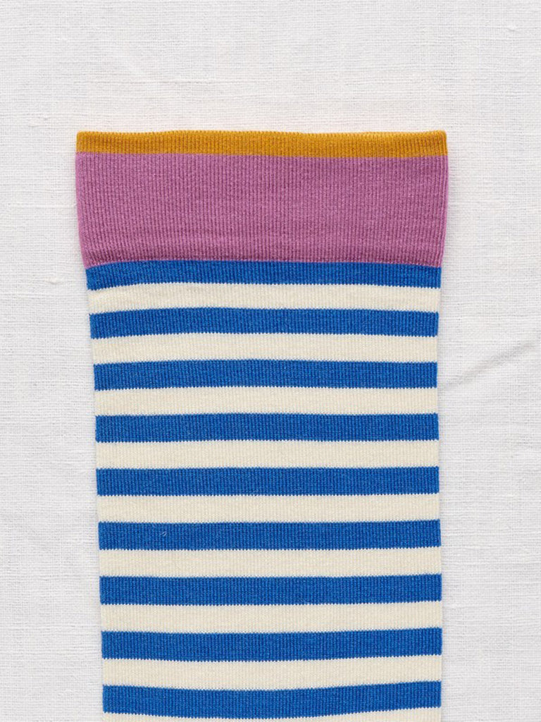 Socks Cobalt Stripe - Season Seven NYC