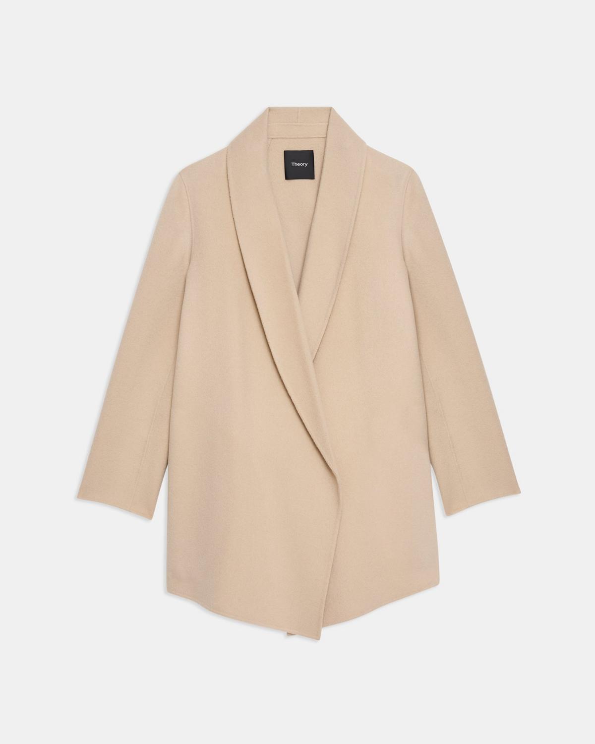 CLANE SHAWL FOOD BALLOON COAT