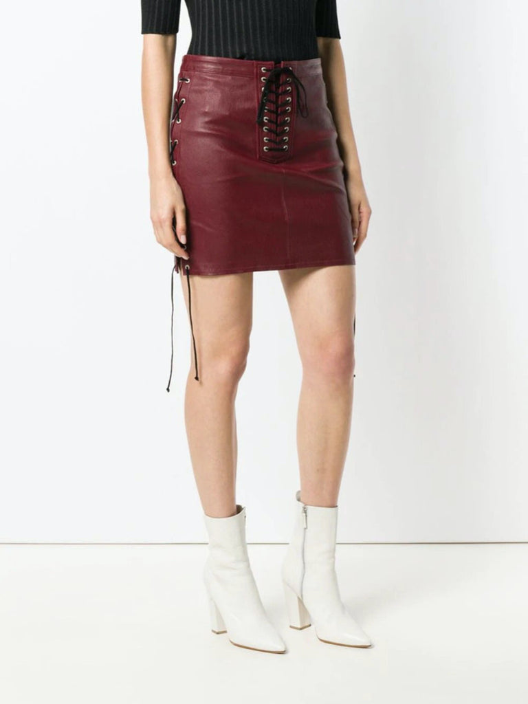 Lace-Up Detail Skirt - Season Seven NYC
