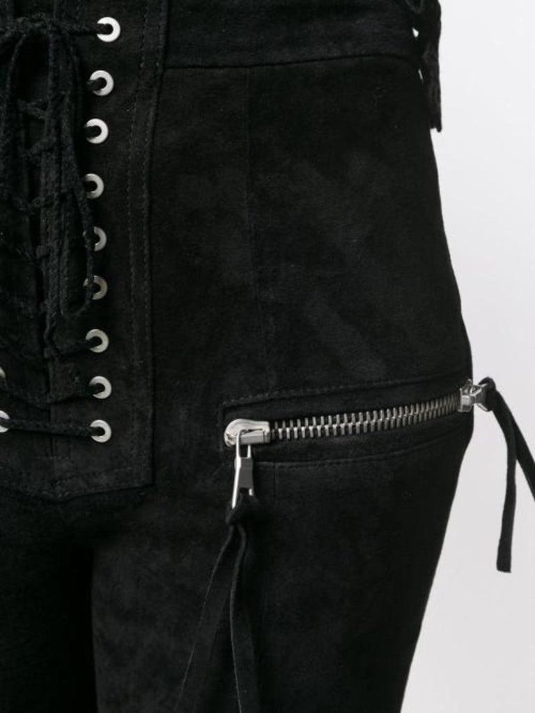 Lace-up High Waist Trousers - Season Seven NYC