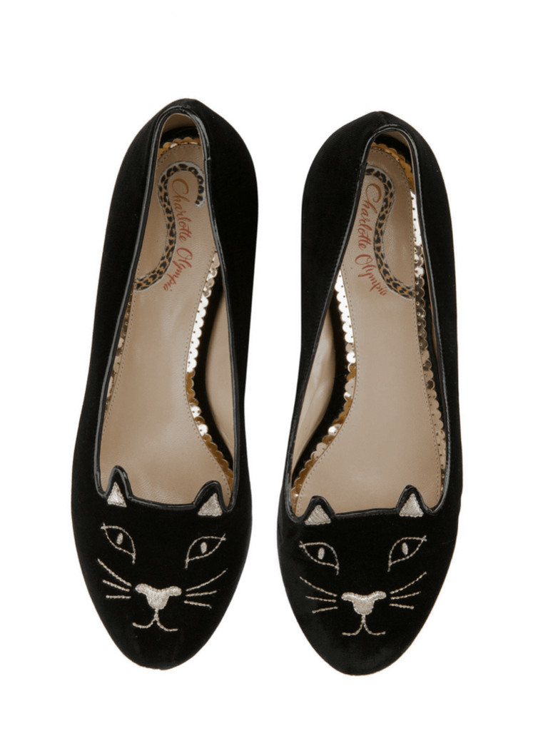 Black Velvet Kitty flats - Season Seven NYC