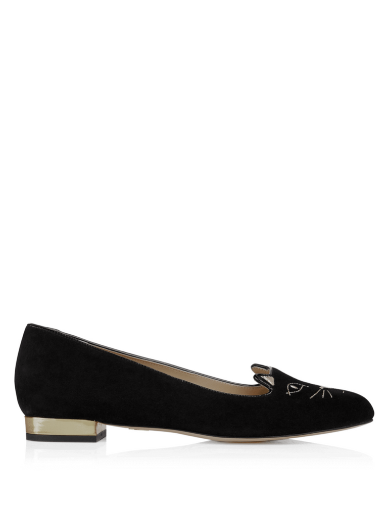 Black Velvet Kitty flats - Season Seven NYC