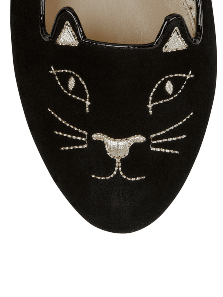 Black Velvet Kitty flats - Season Seven NYC