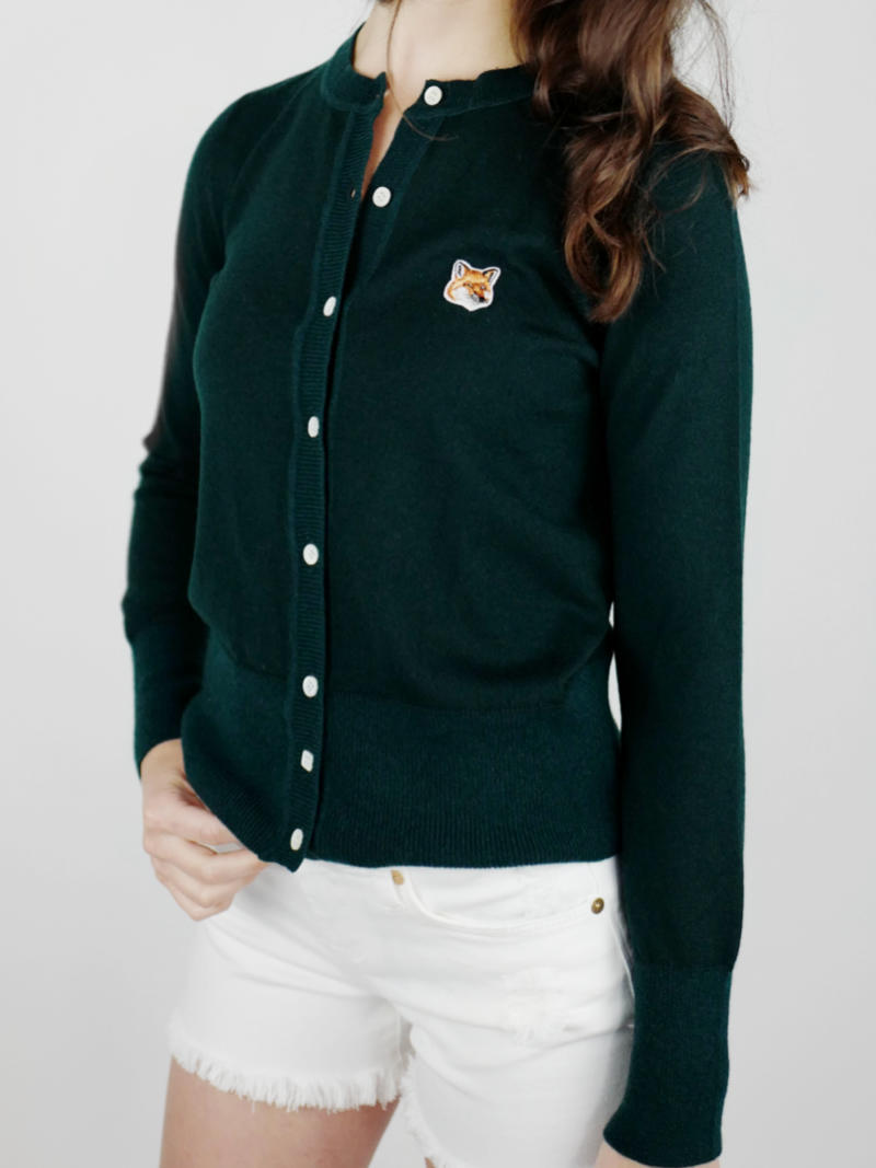 RENARD CARDIGAN DARK GREEN | Season Seven NYC