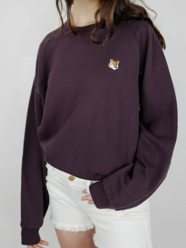 FOX HEAD PATCH SWEATSHIRT - Season Seven NYC