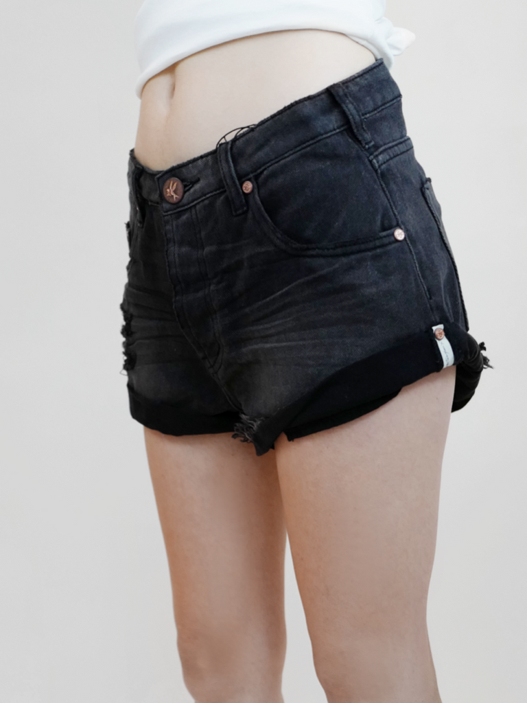 PANTHER BANDITS DENIM SHORTS - Season Seven NYC