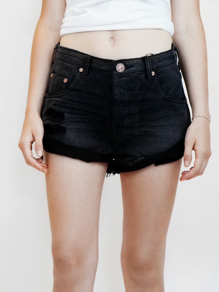 PANTHER BANDITS DENIM SHORTS - Season Seven NYC