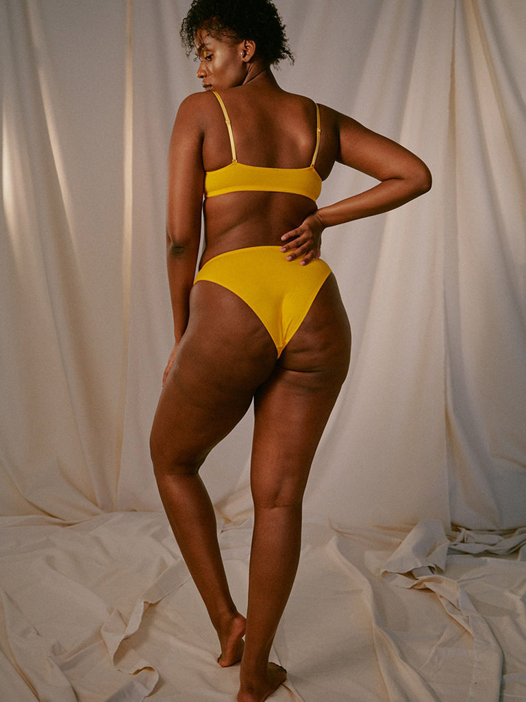 the cotton high leg bikini - Season Seven NYC